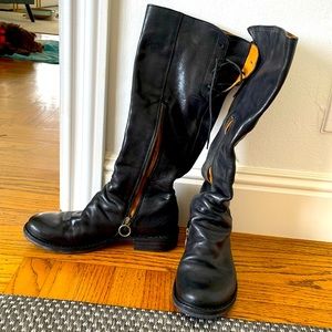 Florentini + Baker leather boots